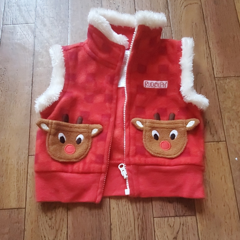 Rudolph fleece vest